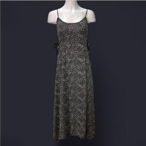 Hollister Elegant Black Patterned Dress size S